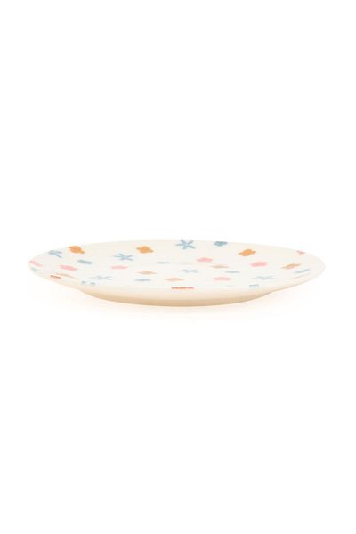 Tulü Porselen Colorful Tulu Porcelain Mazzo Cake Plate - 19 cm