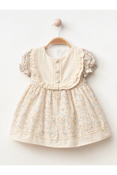 Lumia Baby Button Detailed Baby Girl Dress