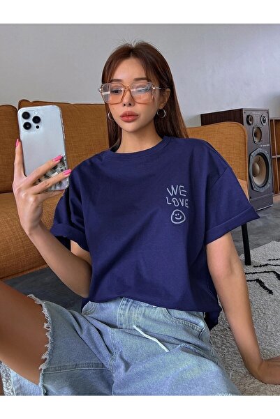 NOFLEN We Love Printed Oversize T-shirt