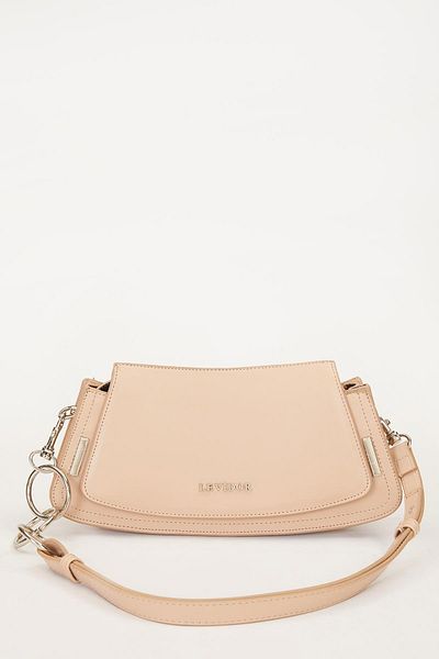 Levidor Baguette Bag with Mink Cover and Leather Strap
