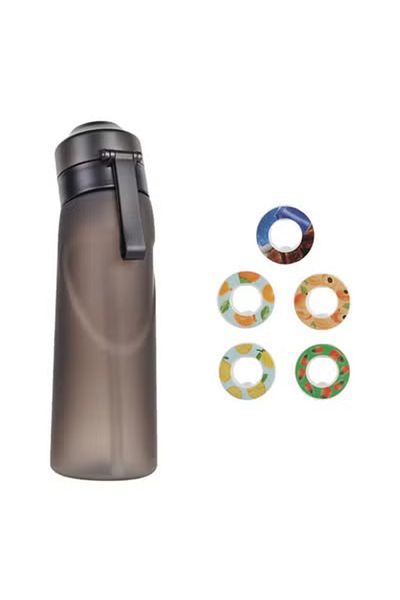 fulina New Fruit Scented Water Bottle With 5 Flavour Pods, 650ml,for Gym Sports Outdoor