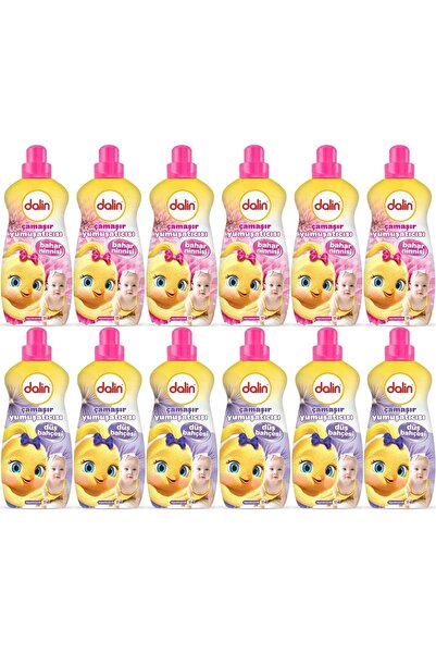 Dalin Çamaşır Yumuşatıcı 1500ML Bahar Ninnisi + 1500ML Düş Bahçesi (Karma 12 ...