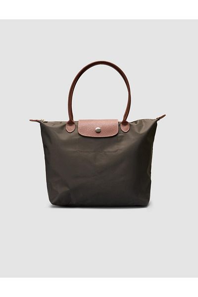 Cabani Fabric Brown Large Women's Bag