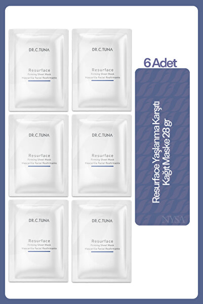 Farmasi Dr. C. Tuna Resurface Yaşlanma Karşıtı Kağıt Maske 28 gr - 6 Adet