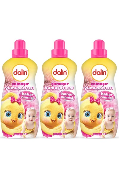 Dalin Çamaşır Yumuşatıcı 1500ML Bahar Ninnisi (3 Lü Set) (Bebeklere Özel)