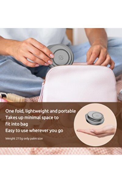 REDz Accessories 3 in 1 Foldable Wireless Charger, MagSafe, Multifunctional, 15W, Gray