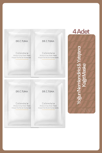 Farmasi Dr.C.Tuna Calendula Yoğun Nemlendirici & Yatıştırıcı Kağıt Maske - 4 ...