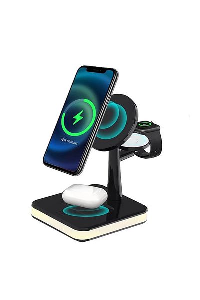 REDz Accessories 3 In 1 Wireless Charging Stand, Light, 4 Charging Modes