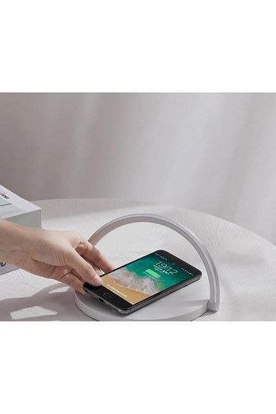 REDz Accessories Wireless Charger, 2 In 1, Led, Desk/bedside, Fast Charge, 10w, White