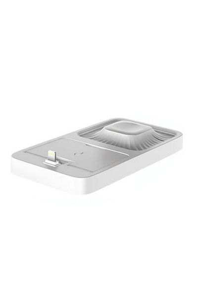 REDz Accessories Multi Charge Stand, 3 In 1 Charging, For Apple, 15w, Lightning Wireless, White