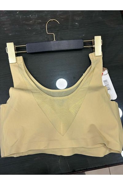 F.K Γυναικείο σουτιέν Bralet με αφαιρούμενο μαξιλαράκι χωρίς ραφή κοπής με λέιζερ