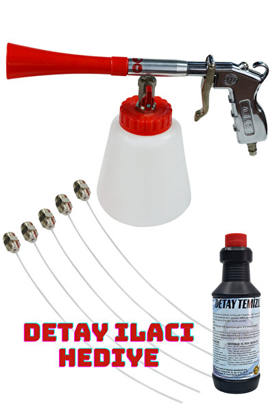 Apex Detay Temizlik Tabancası, Oto Yıkamalara Bilyeli Tornador, 5 Adet Kılcal...