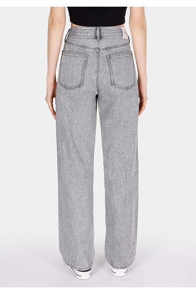 Colin's Pantaloni de damă din denim indigo închis, cu talie medie, cu lungime întreagă