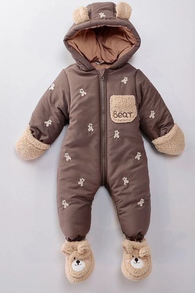 Ofislot Bear Baby Boy Astronaut Jumpsuit Baby Rompers Cosmonaut Jumpsuit Kids Astronaut Jumpsuit Baby Astronaut Coats