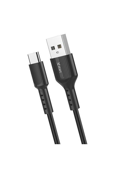 REDz Accessories Cablu USB la Type-C, lungime 3 metri, X-start, pentru iPhone 15/16 și Android, 20w, negru