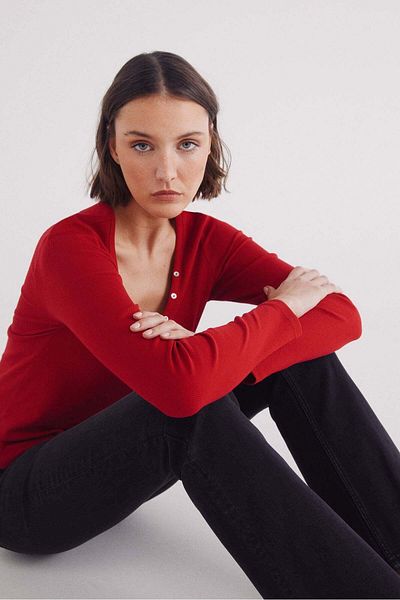 Springfield Buttons Down Shirt With Neckline