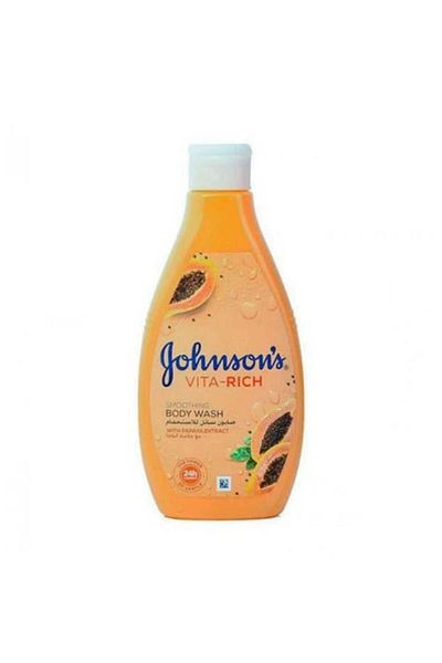 Johnson's غسول الجسم فيتا ريتش بالبابايا - 400 مل