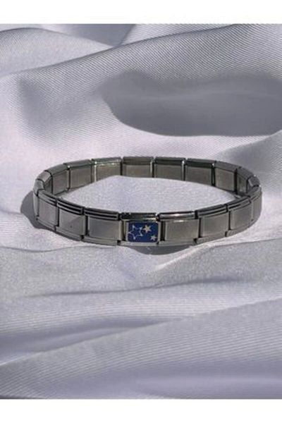 NOVAFACE Italian Single Charm Stainless Steel Bracelet - Classic
