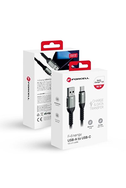 REDz Accessories USB към USB Type-C кабел за зареждане, QC 3.0 3A 66W, Дължин...
