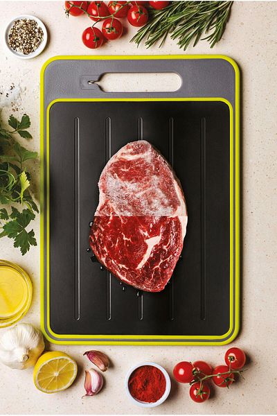 Mediashop 4-in-1 Frost Away kitchen gadget, defrosting board, cutting board