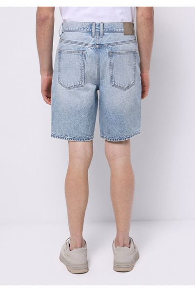 Colin's Loose Straight Fit Mid Waist Straight Men's Indigo Jean Shorts