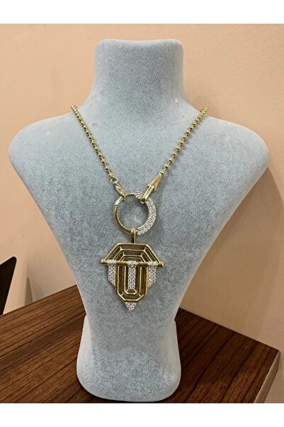 lumi concept Serenay Sarıkaya (Leyla) Kolyesi (55 cm) Zirkon Taşlı