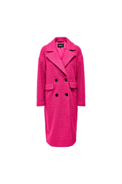 ONLY Крузаве комір Фуша-фіолетовий жіночий пальто 15293695