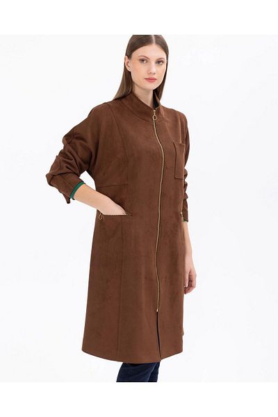 Gala-Xi Γυναικείο καστόρι Nubuck Καπάκι σε μεγάλο μέγεθος καφέ 23211201001