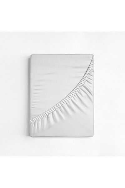 Kotonia Home Baby Crib Mattress Cover, Ranforce, 100% Cotton, White, 60×120 15 Cm