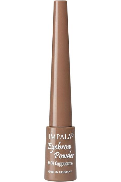 IMPALA Impala Eyebrow Powder NO:04 Cappuccino long wear with easy applicator-1g
