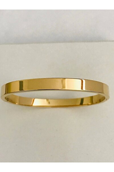 Mercan Aksesuar Çelik Düz Kalın 316 L Kararmaz Kelepçe Bileklik