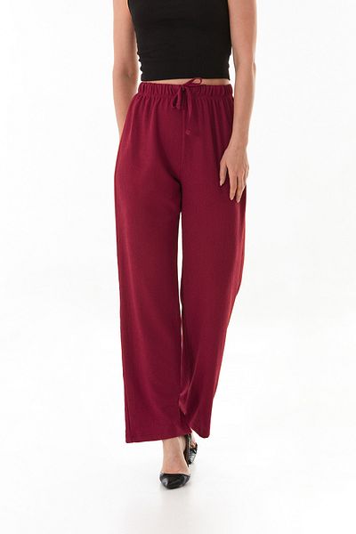 Fulla Moda Bürümcük Fabric Tie Waist Trousers