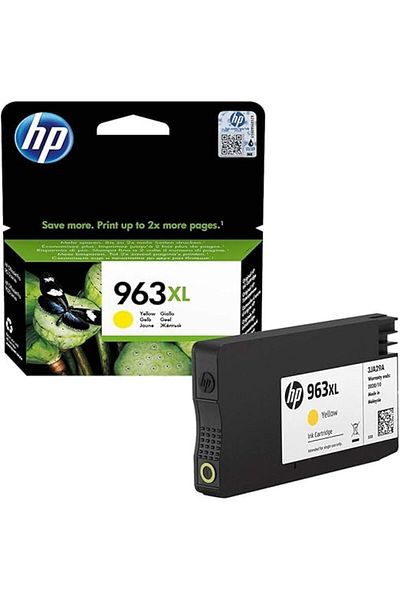 HP 963XL High Yield Yellow Original Ink Cartridge - 3Ja29Ae
