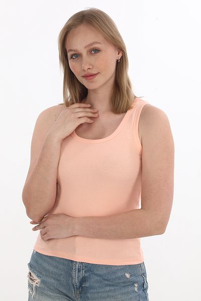 monox Women's Ribbed Lycra Cotton Strap 2-Piece Undershirt