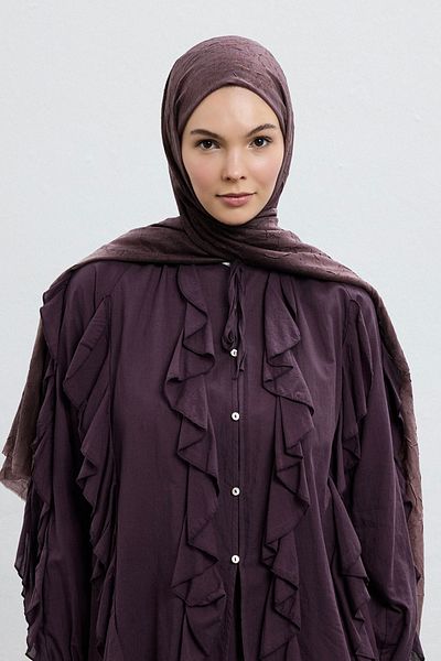 Qef Bamboo Shawl Plum Plum