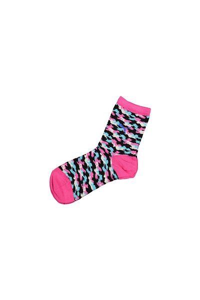 Puma Women Short Sock, Fuchsia And Purple
