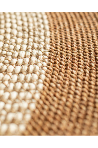 Madame Coco Alsace Yuvarlak Kilim - Naturel/Krem - 120 cm