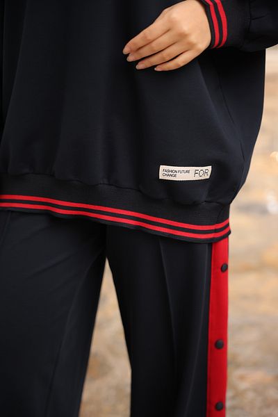 Wovi Women's Tracksuit Set - Hijab Bottom - Top Set