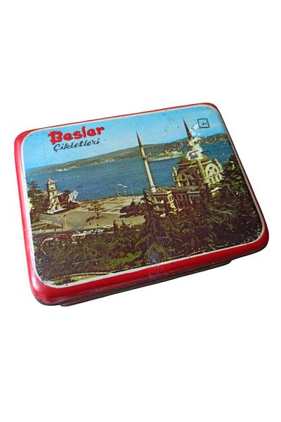 Hureggo Vintage Tin Chewing Gum Box & 13 X 10 X 6 cm