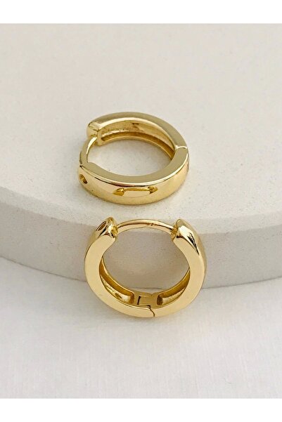 Mercan Aksesuar Steel Minimal Hoop Earrings
