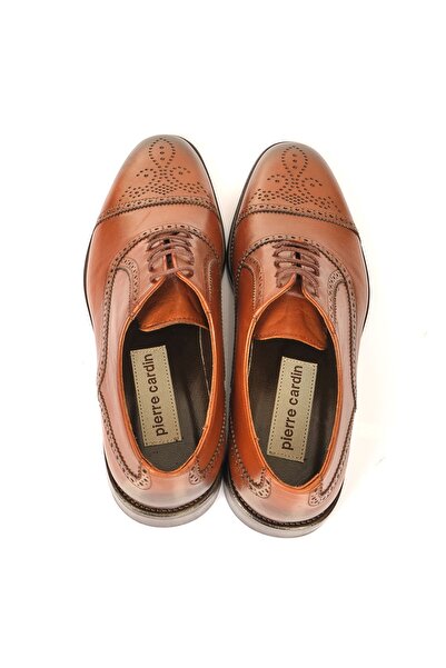 Pierre Cardin Чоловічі класичні шкіряні оксфордські черевики - мінімалістичний дизайн