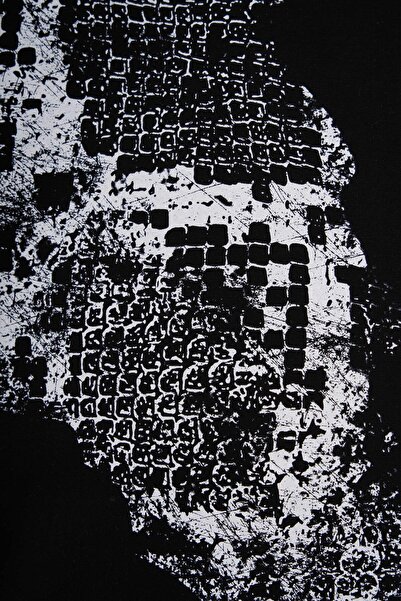 Machinist Ανδρικό μπλουζάκι με στάμπα κροκόδειλου oversized μαύρο