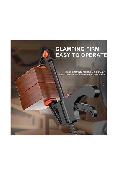 Generic Set of2Strong Grip Clips with a Combination of Metal&PVC,Black Grip for Fixing,Crafts&Carpentry