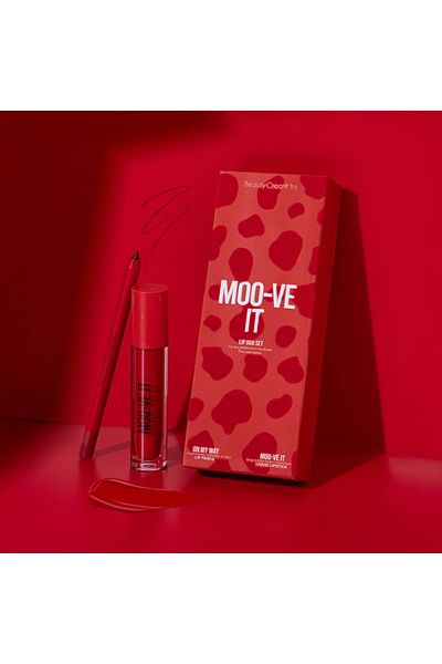 Beauty Creations Beauty Creations Moo-Ve It Lip Duo Lip Pencil and Liquid Lipstick Set