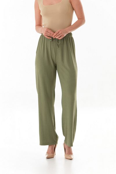 Fulla Moda Bürümcük Fabric Tie Waist Trousers