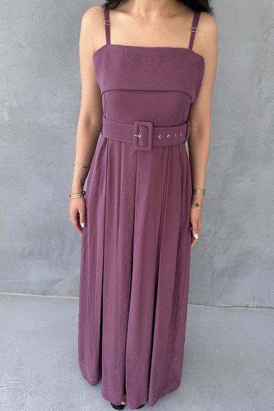 Seda Yalçın Atelier Сукня з широкими складками та поясом