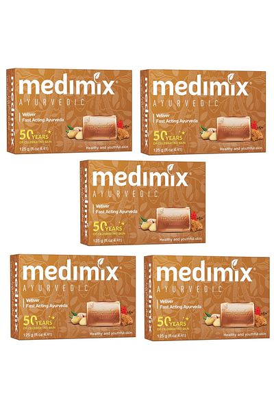 Medimix Ayurvedic Vetiver Soap 5 x 125 g