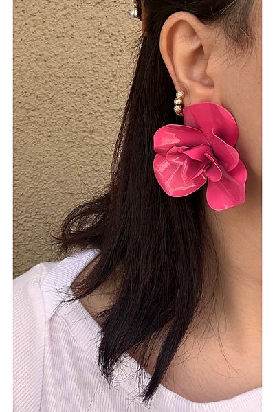 YENGEÇ Flower Earrings