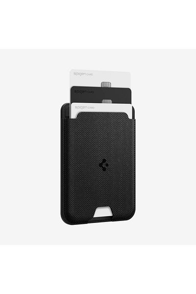 Spigen Urban Fit MagFit 3 Card Holder for Galaxy S25 series with Mag case only/iPhone 16 FabricBlack