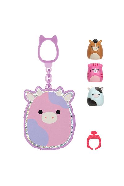 Squishmallows Squish-A-Longs 3 Figures + Surprise Package with Ring Bag Series 1